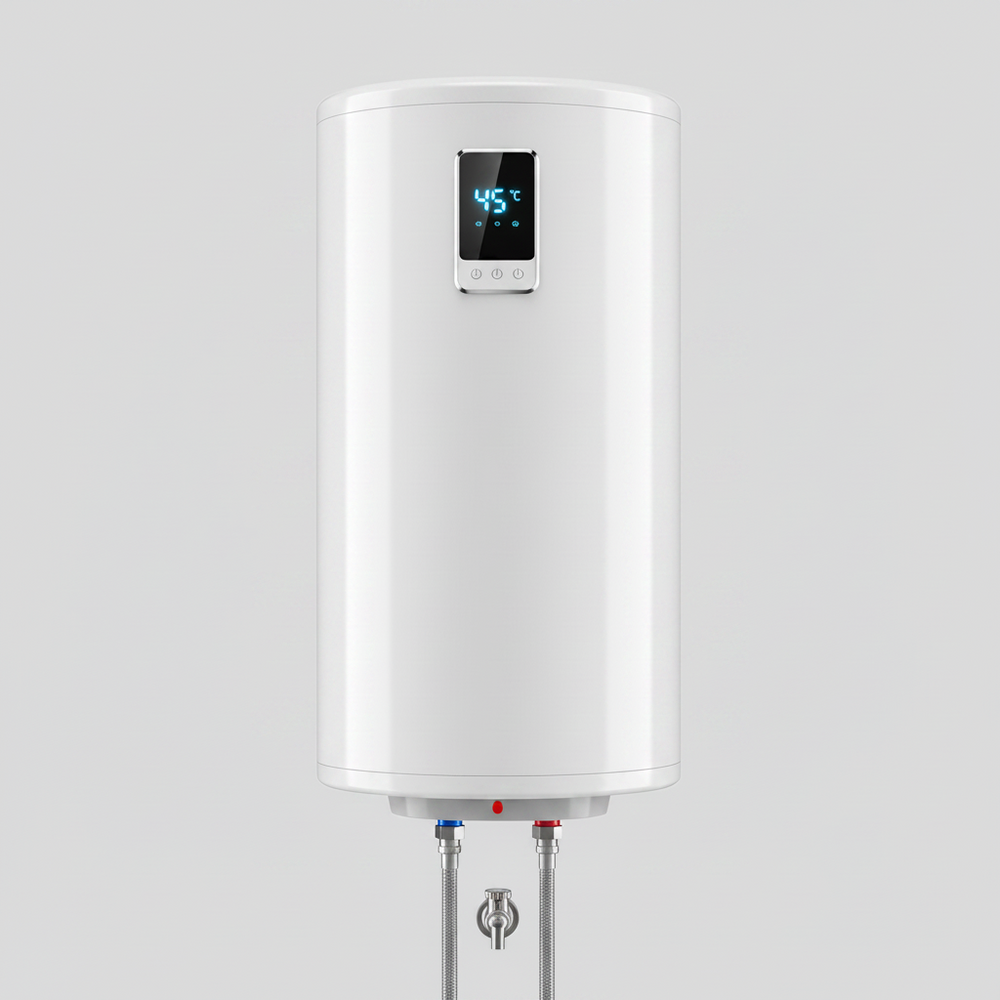 Vertical electric storage water heaters